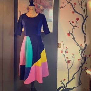 Boden color block dress